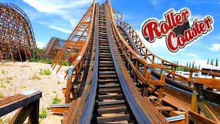 Roller Coaster 4K Front Seat POV  Lagoon Amusement Park [upl. by Normand]