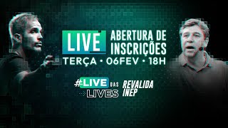 Lives das Lives Revalida a revisão de véspera de prova para dominar a INEP [upl. by Behlau]