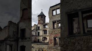 🌑 Harbke Palace Ruins Where Beauty Meets Decay 🕸️🏰 abandonedplaces darkvibes [upl. by Alderman345]