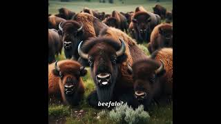 Discover the Fascinating World of Beefalo Cattle and Bison Hybrid [upl. by Mundt969]