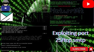 How to Exploit SMTP Port 25 Kali Linux  Metasploitable2  V4 [upl. by Zakarias]