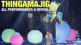 The Masked Singer Thingamajig All Clues Performances amp Reveal [upl. by Yanaton129]