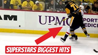 NHL Superstars Biggest Hits  Part 1 [upl. by Yim]