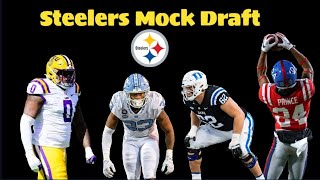 Steelers Mock Draft 2 steelers steelersnation herewego steelers nfldraft nflmockdraft nfl [upl. by Eiramlehcar]