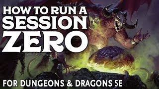 How to Run a Session Zero for Dungeons and Dragons 5e [upl. by Anneg]