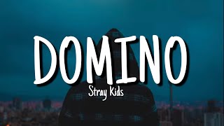 Stray Kids  quotDOMINO English Verquot Lyrics [upl. by Nwahsyar]