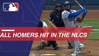 Watch all the home runs hit in the 2018 NLCS [upl. by Olraced]