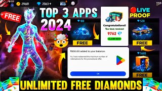 Top 3 App  FreeFire Max Diamond 💎 Earning App  Free Fire Free Diamond  Free Diamonds In Free Fire [upl. by Eiclud948]