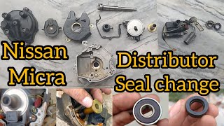 DIY HOW TO REPLACE MICRA K11 DISTRIBUTOR BEARING amp OIL SEAL [upl. by Zaccaria23]