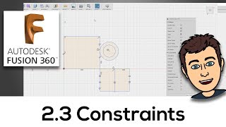 23 Constraints  Fusion 360 Tutorial [upl. by Amethist]