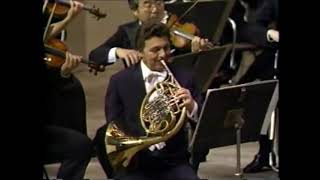 Robert Schumann Concertpiece for Four Horns and Orchestra Op 86  Hermann Baumann [upl. by Ecirad]