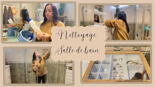 MOTIVATION MÉNAGE 🧽  salle de bain 🧼  clean with me [upl. by Noived]