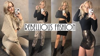 Instagram Brand TryOn Haul  Rebellious Fashion [upl. by Fedak8]