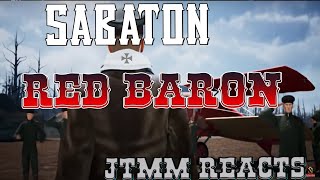 Sabaton Red Baron  They continue to impress with the story telling  JTMM Reacts [upl. by Frederigo]