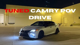 Tuned Camry POV Night Drive [upl. by Yalc182]