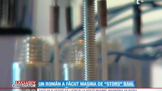 Un român a inventat maşina legală de făcut bani [upl. by Loreen]