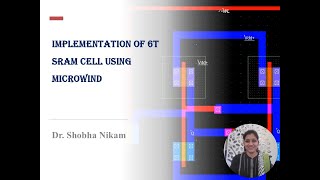 6T SRAM cell using Microwind [upl. by Groscr]