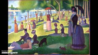 Composition in Georges Seurat La Grande Jatte [upl. by Kinghorn525]