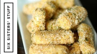 How To Make Baked Mozzarella Cheese Sticks [upl. by Tedmann]