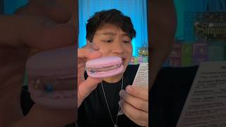 Macarons Mukbang asmr asmreating [upl. by Stig140]