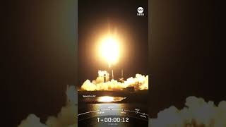 SpaceX rocket lights up sky over Puerto Rico and Bahamas after launch from Cape Canaveral Florida [upl. by Tace]