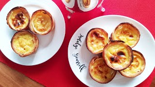 How to Make Portuguese Egg Tarts Pastel de Nata [upl. by Kire]