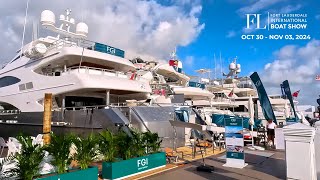 Fort Lauderdale International Boat Show 2024 THE WORLD’S LARGEST INWATER BOAT SHOW WalkThrough [upl. by Fosdick549]