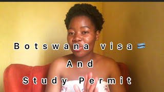 Botswana Visa and study permit application 🇧🇼 [upl. by Haridan]