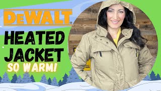 If you work outside YOU NEED THIS DeWalt Heated Jacket for WINTER Review DCHJ092D1 [upl. by Une]