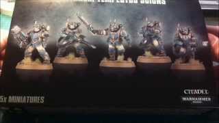 Unboxing Militarum Tempestus Scions Storm Troopers [upl. by Annailuj460]