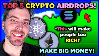 MAKE MILLIONS w Crypto Airdrops explained in under 10 minutes [upl. by Pirali]