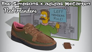 NED FLANDERS The Simpsons x adidas McCarten DETAILED LOOK and Release Update [upl. by Roseanna]