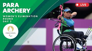 Para Archery  Womens 116 Elimination Round  Day 2  Paris 2024 Paralympics [upl. by Monjan]