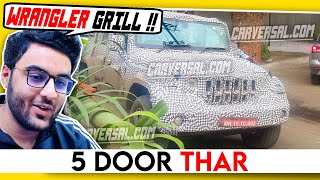 2024 5 Door Mahindra Thar has grill and Lights from Wrangler Rubicon   Aristo News 84 [upl. by Arrej]