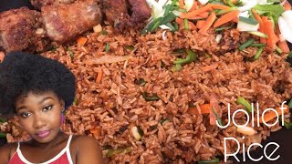 Ghana 🇬🇭 Jollof Rice With A Little Twist ghanajollof [upl. by Shela157]