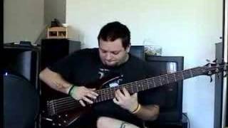 alan goldstein aghora atmas heave example bass solo tapping [upl. by Iviv]