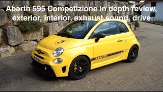 Abarth 595 Competizione in depth review exterior interior exhaust sound drive [upl. by Marlene172]