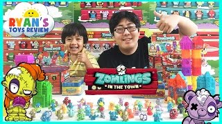 Zomlings In The Town USA Series 1 Opening Surprise Toys [upl. by Adnilim]