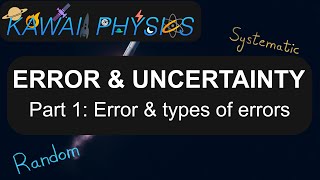 Error amp Uncertainty in Physics  Part 1 Error amp types of errors [upl. by Adnilahs41]