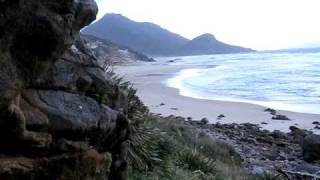 Tenting in a Cave at West Ruggedy Beach Stewart Island New Zealand [upl. by Duyne950]