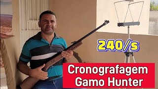 Cronografagem da carabina Gamo hunter 440 [upl. by O'Neil]