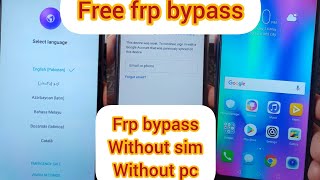 Honor 9n frp bypass Huawei honor 9n frp bypass by mmc mobile fixer All Huawei honor frp bypass [upl. by Yemerej]