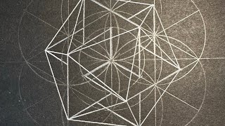 How to draw the Icosahedron from 3 interlocking Golden Rectangles with the Seed of Life [upl. by Acenes]