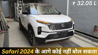 2024 Tata Safari Facelift Accomplished Plus  upgrades Engine price  Detailed review [upl. by Normalie]