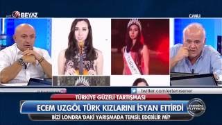 Ahmet Çakar  Ecem Uzgör Ben temsil etsem daha iyi be Türkiye Güzeli [upl. by Janus123]