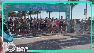 St Pete Run Fest brings thousands to downtown St Petersburg [upl. by Odnuges747]