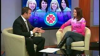 Heather Nedohin and Scotties Tournament of Hearts  CTV Edmonton Feb 9 2012 [upl. by Nicolis]