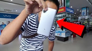 Pria ini BANTING HP didalam tokonya langsung  REDMI S2 DROP TEST INDONESIA [upl. by Irwin]