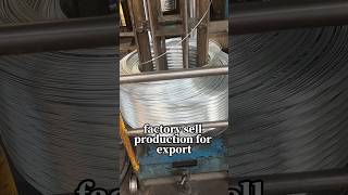 hot dipped galvanized wire 500800kg weight per coil wirefactory galvanizedwire [upl. by Atinaujnas]