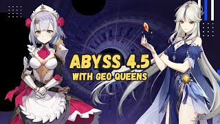 Beating Spiral Abyss 12 with Our Beloved Geo Queens  Spiral Abyss Floor 12 Genshin Impact 45 [upl. by Sokem]